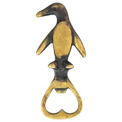Retro Bottle Opener Shows an Penguin by Walter Bosse, circa 1950s