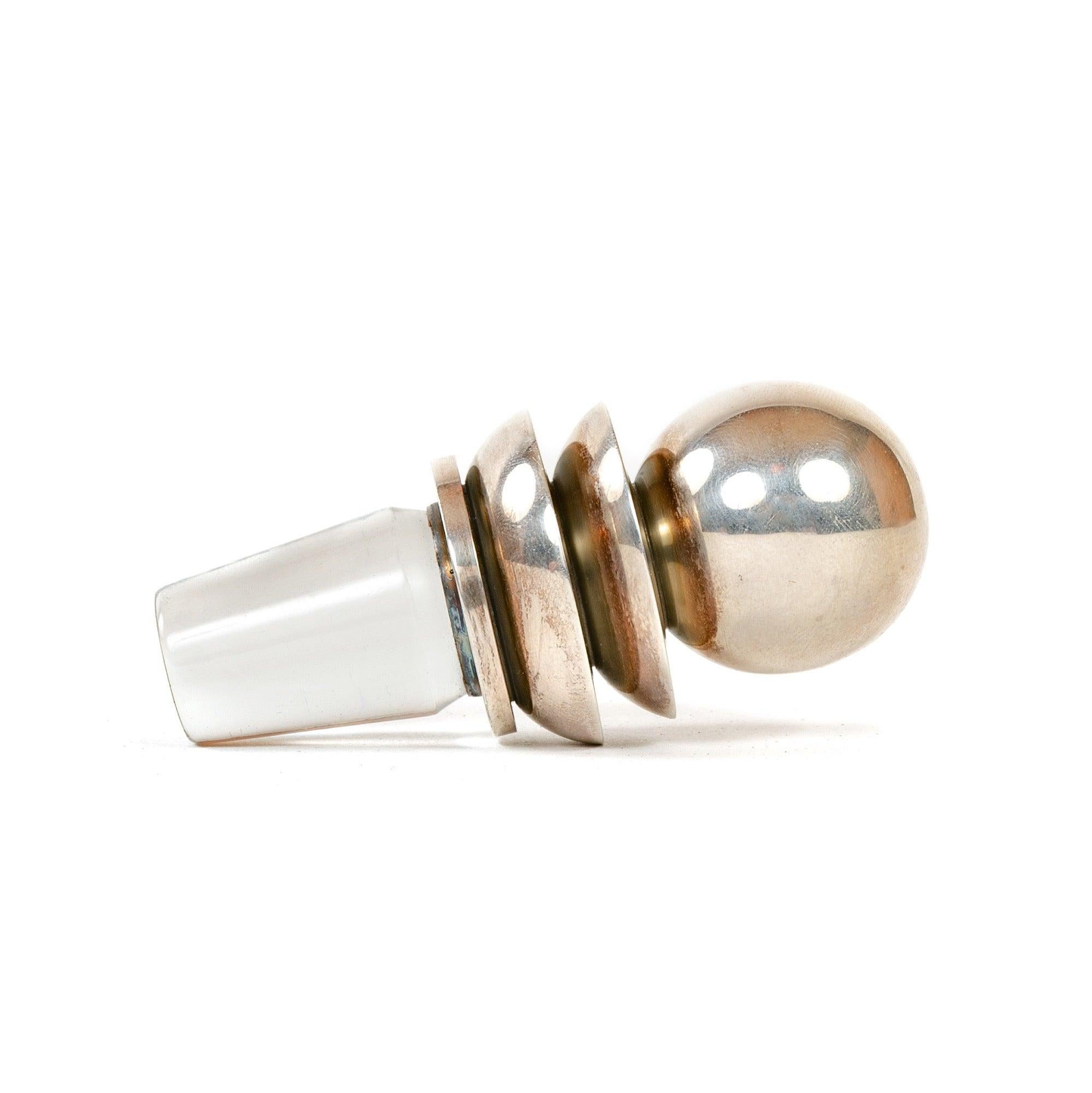 Danish Bottle Stopper by Harald Nielsen for Georg Jensen For Sale