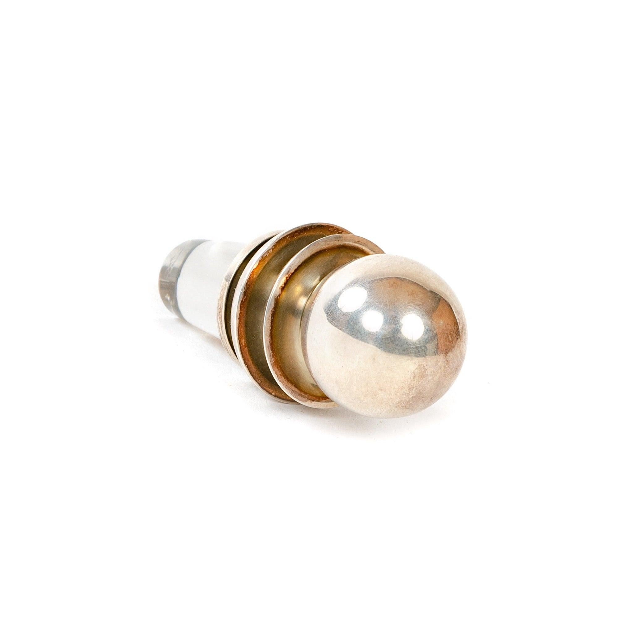 Bottle Stopper by Harald Nielsen for Georg Jensen In Excellent Condition For Sale In Sagaponack, NY
