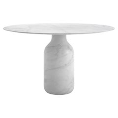 Bottle Table in White Carrara marble by Barber Osgerby for Cappellini