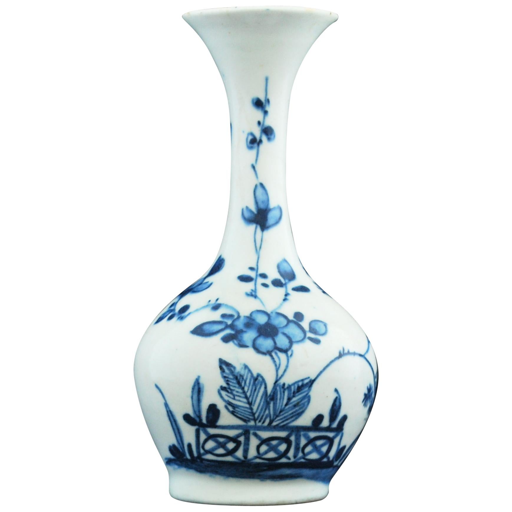 Bottle Vase, Bow Porcelain Factory, circa 1747