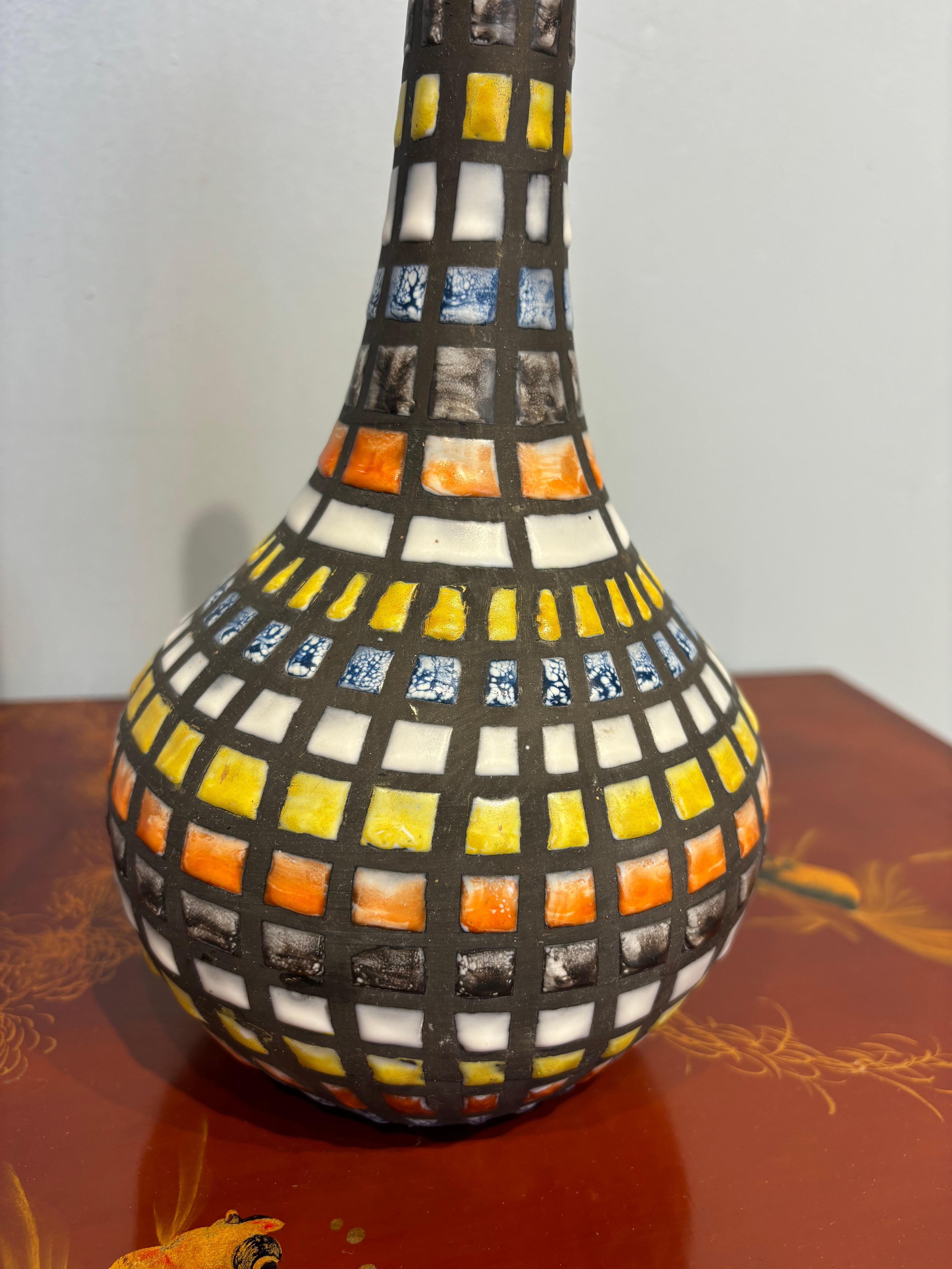 Flaschenvase von Roger Capron im Angebot 3
