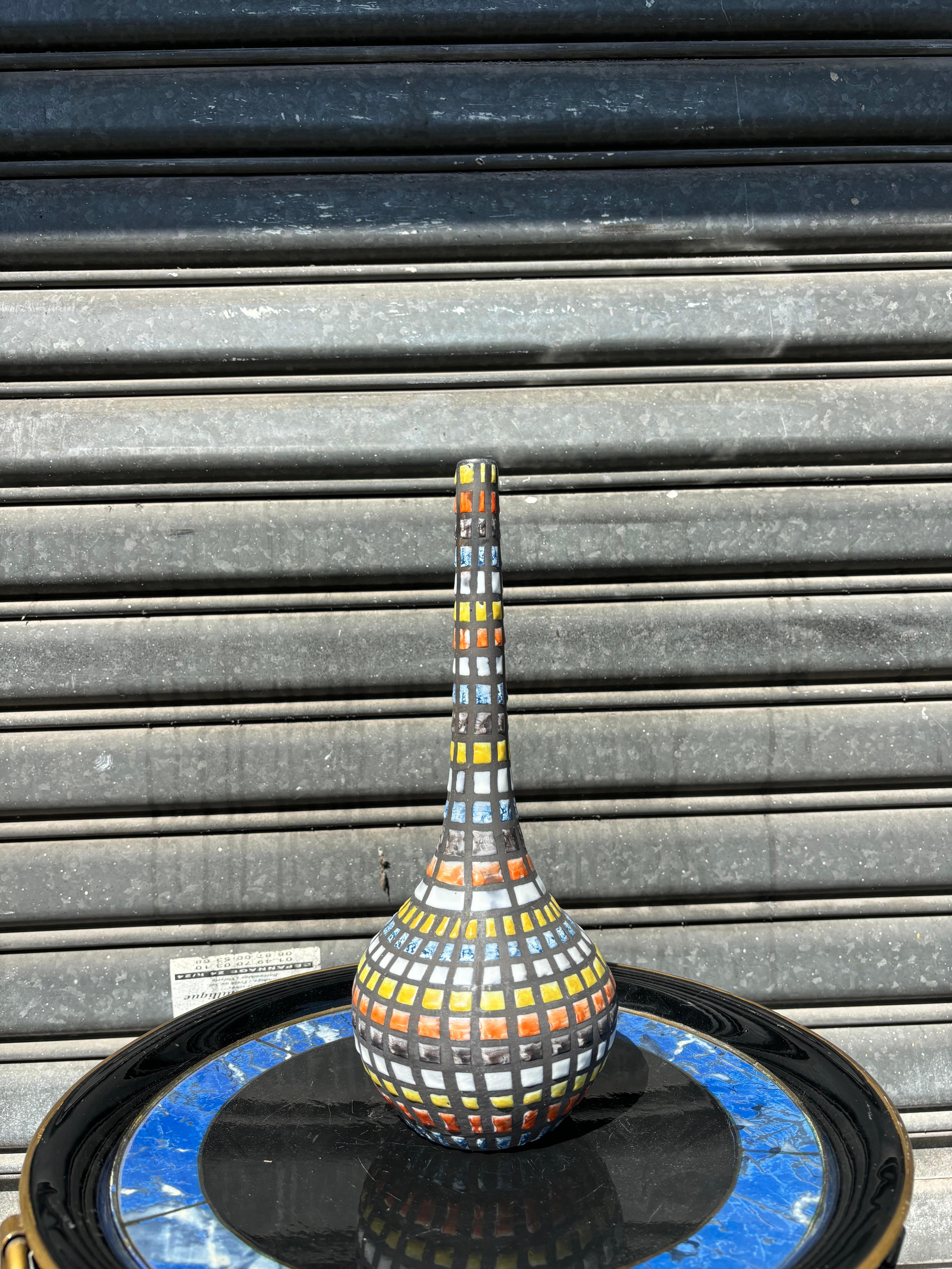 Flaschenvase von Roger Capron im Angebot 5