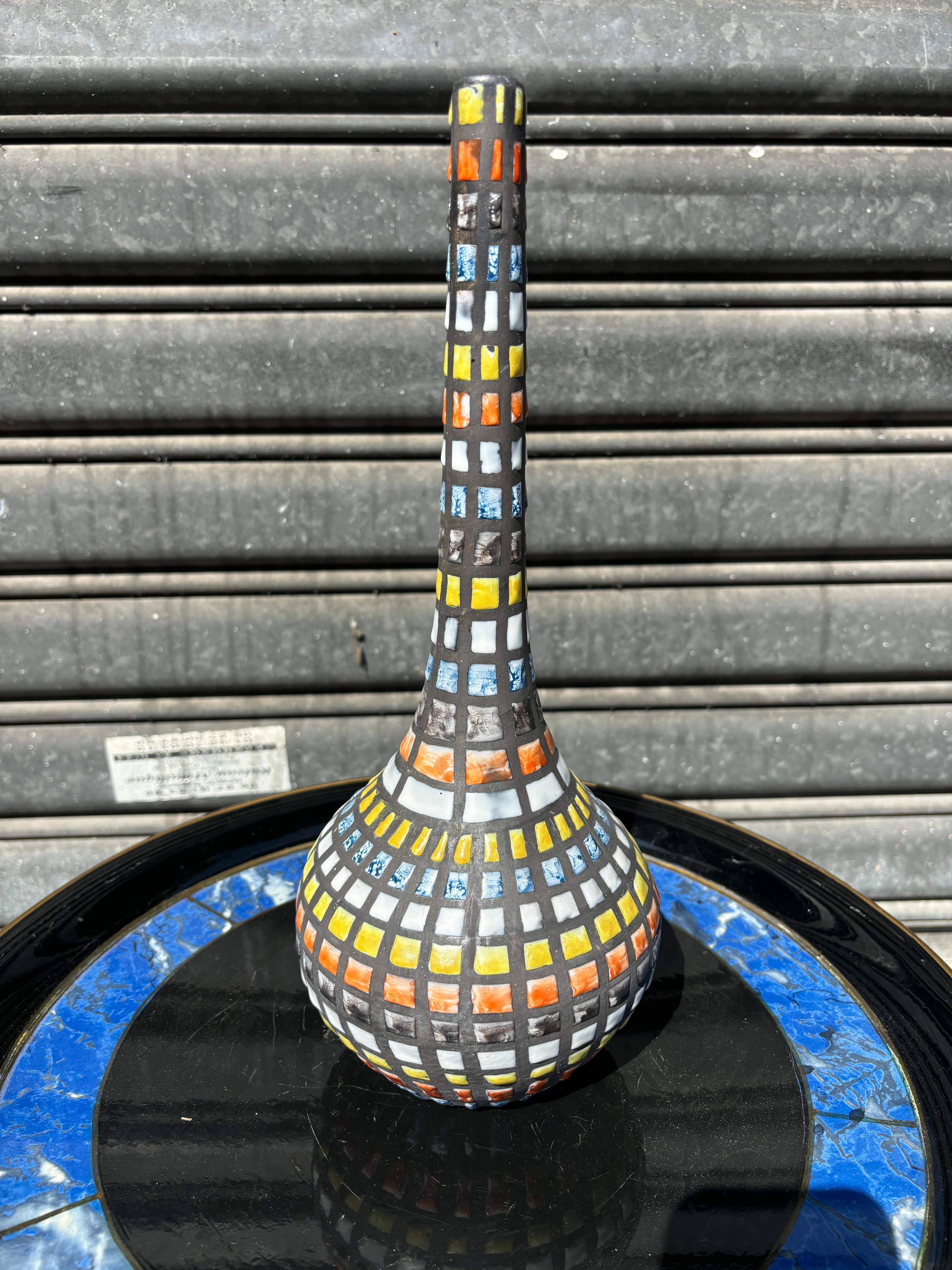 Flaschenvase von Roger Capron im Angebot 8