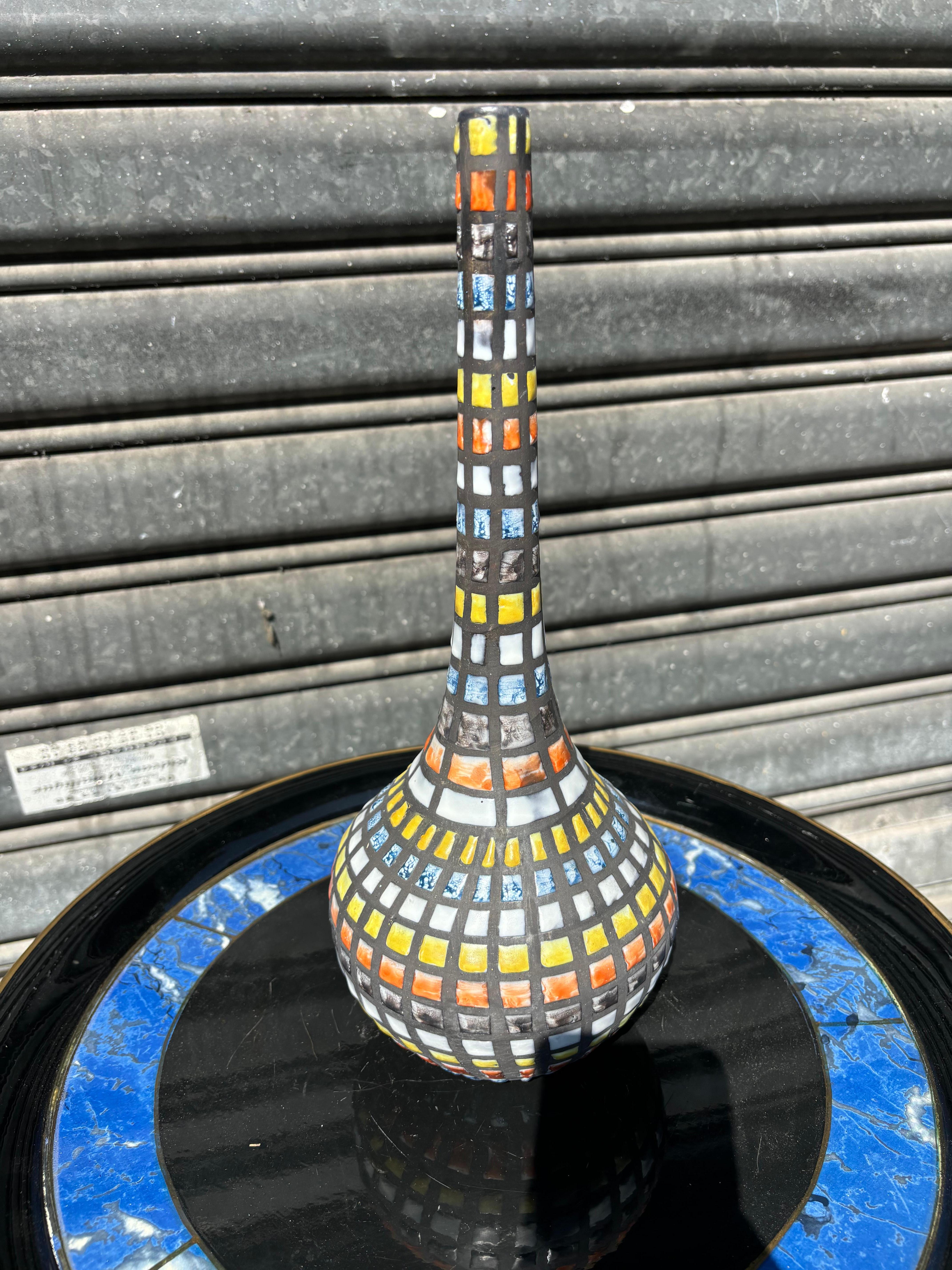 Flaschenvase von Roger Capron im Angebot 9