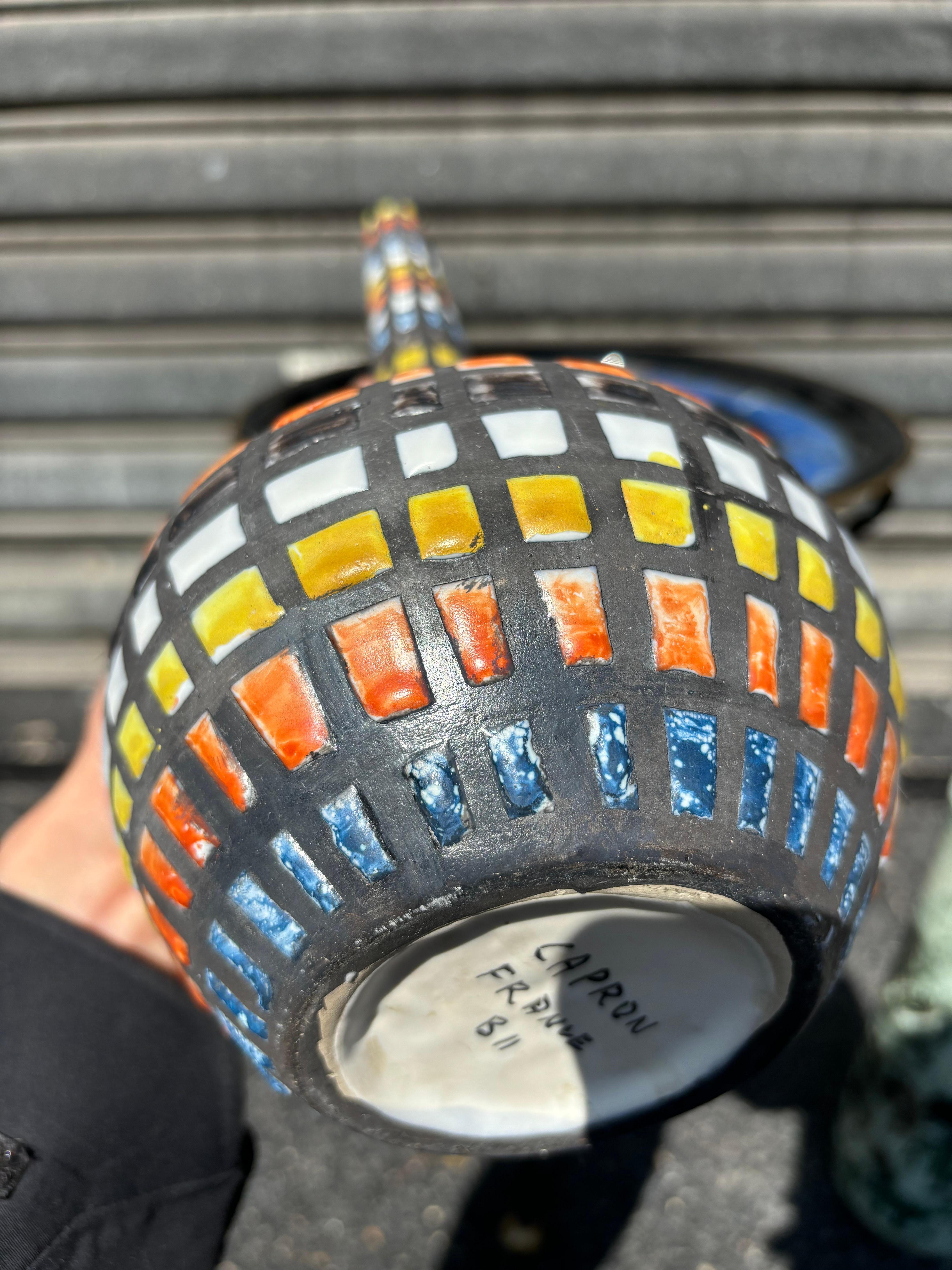 Flaschenvase von Roger Capron im Angebot 11