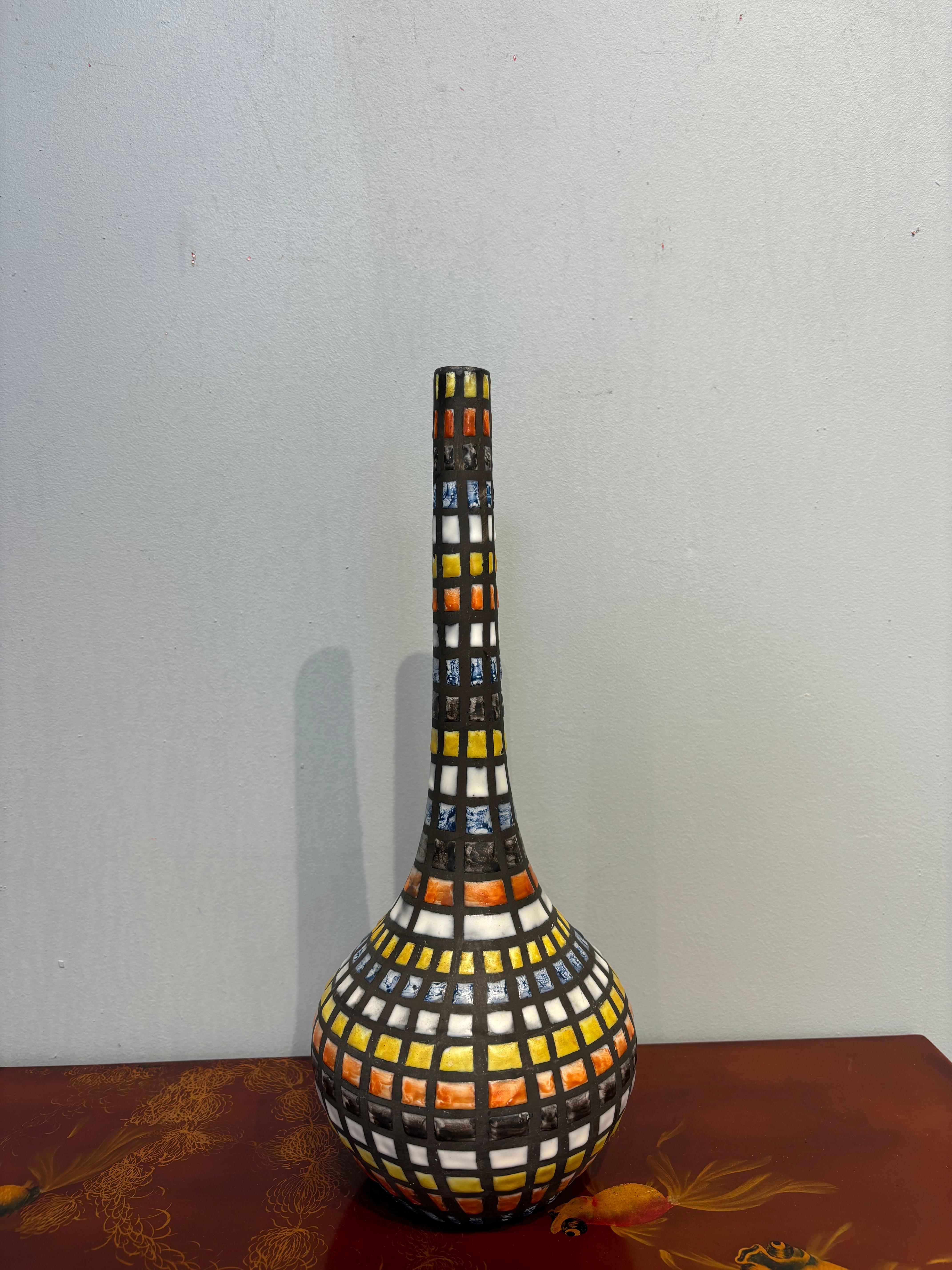 Flaschenvase von Roger Capron (Französisch) im Angebot