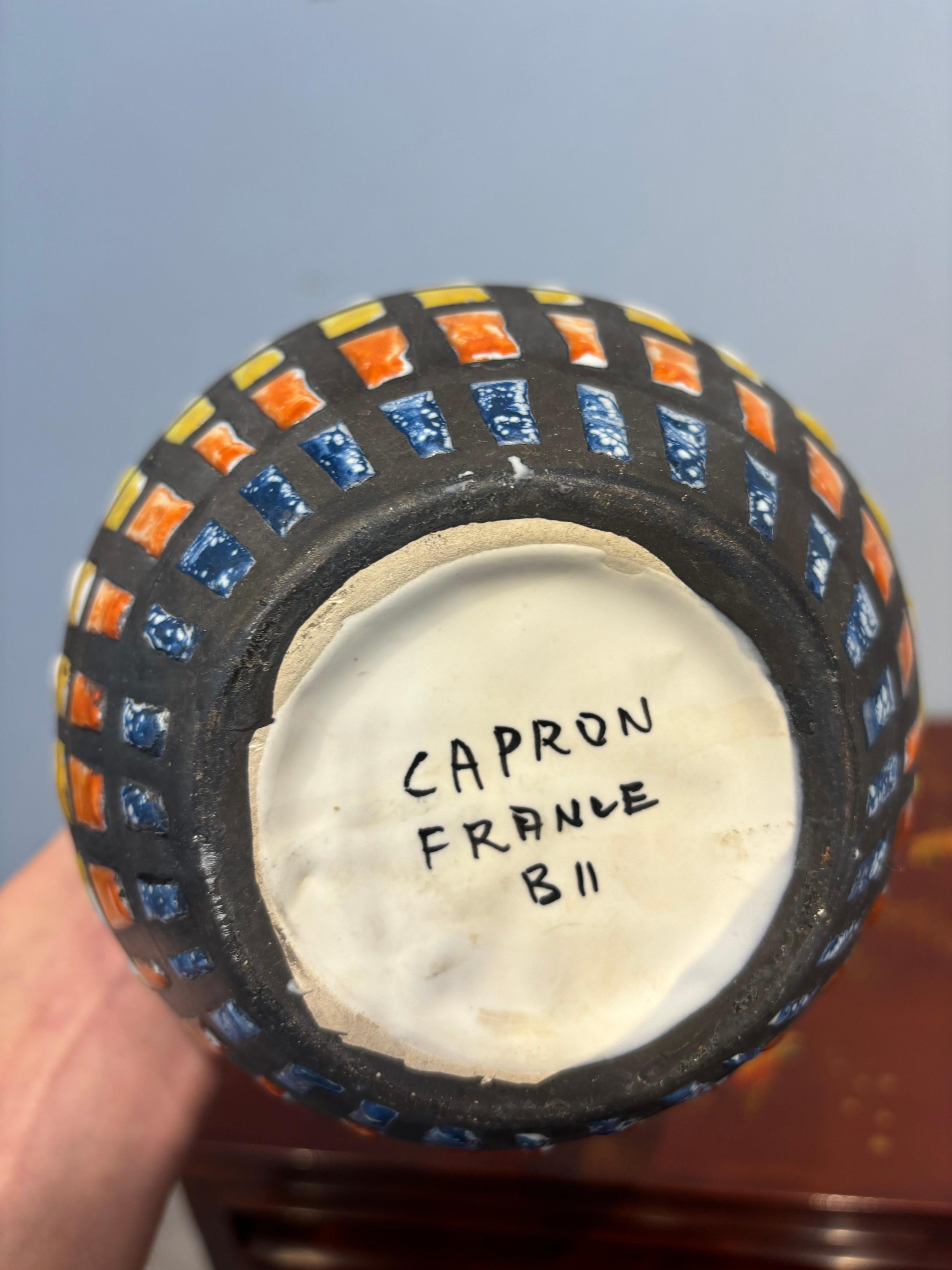 Flaschenvase von Roger Capron (Keramik) im Angebot