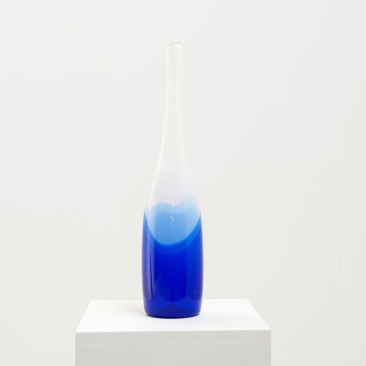 Mid-Century Modern Bottle Vase Designed in 1954 by Floris Meydam for ‘Glasfabriek Leerdam’