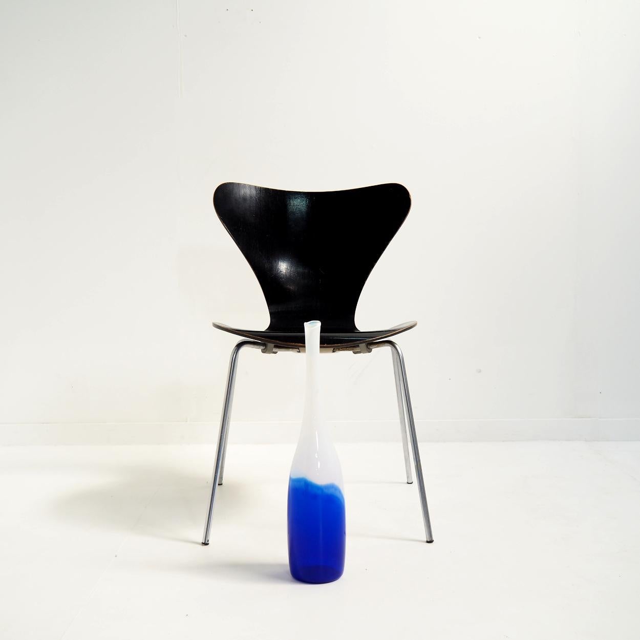 Dutch Bottle Vase Designed in 1954 by Floris Meydam for ‘Glasfabriek Leerdam’