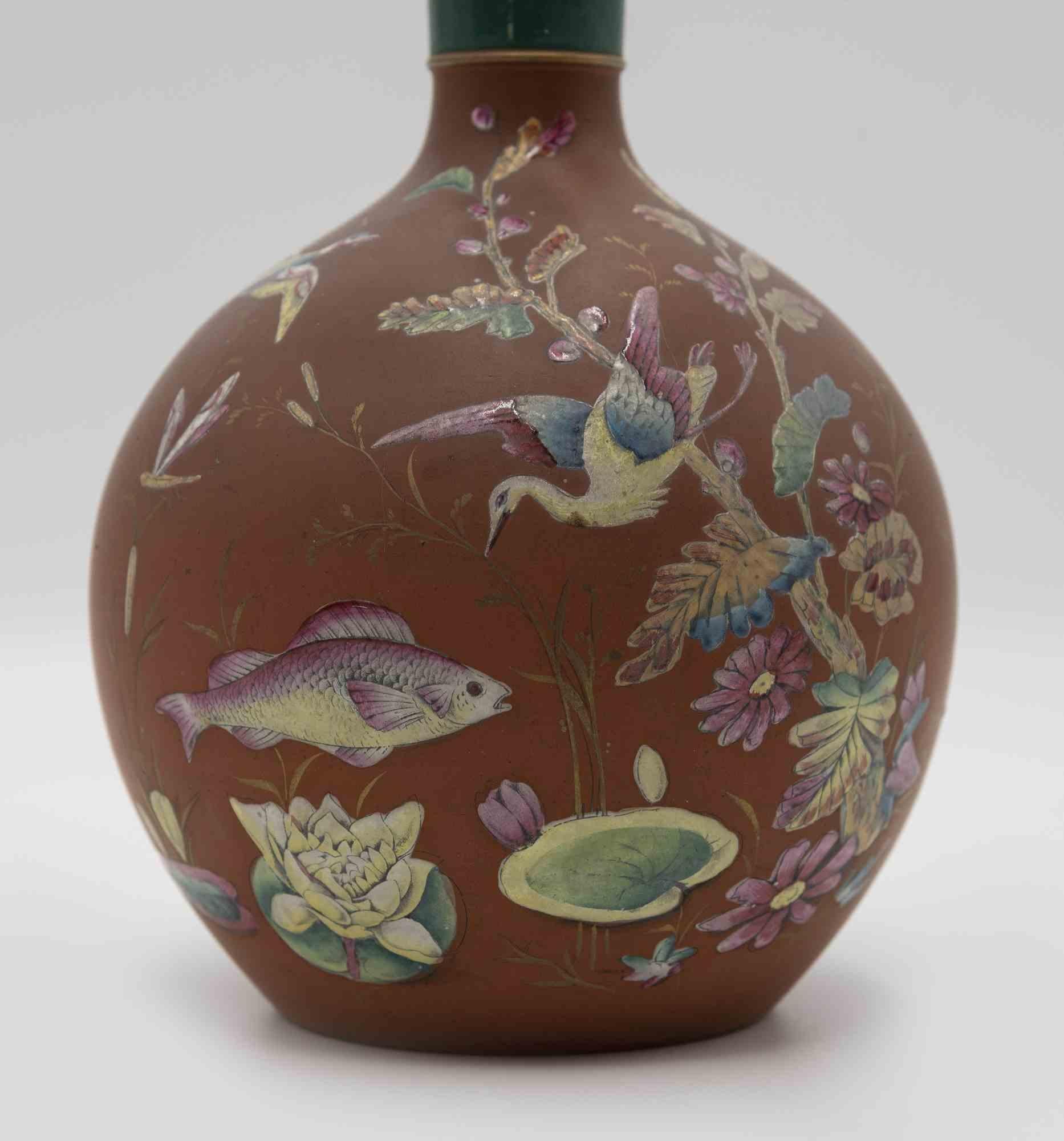 Modern Bottle with Natural Decorations, Early 20th Century