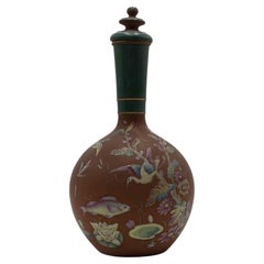 Antique Bottle with Natural Decorations, Early 20th Century