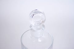 Bottle with Stopper Riedel Austria Design Cut Glass, Vienna, 1980s