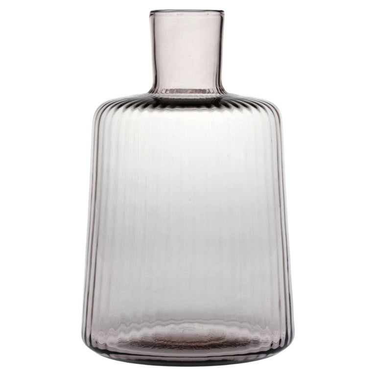Bottle22, Bottle Glass Handcrafted Muranese Glass, Cameo Plissé MUN by ...