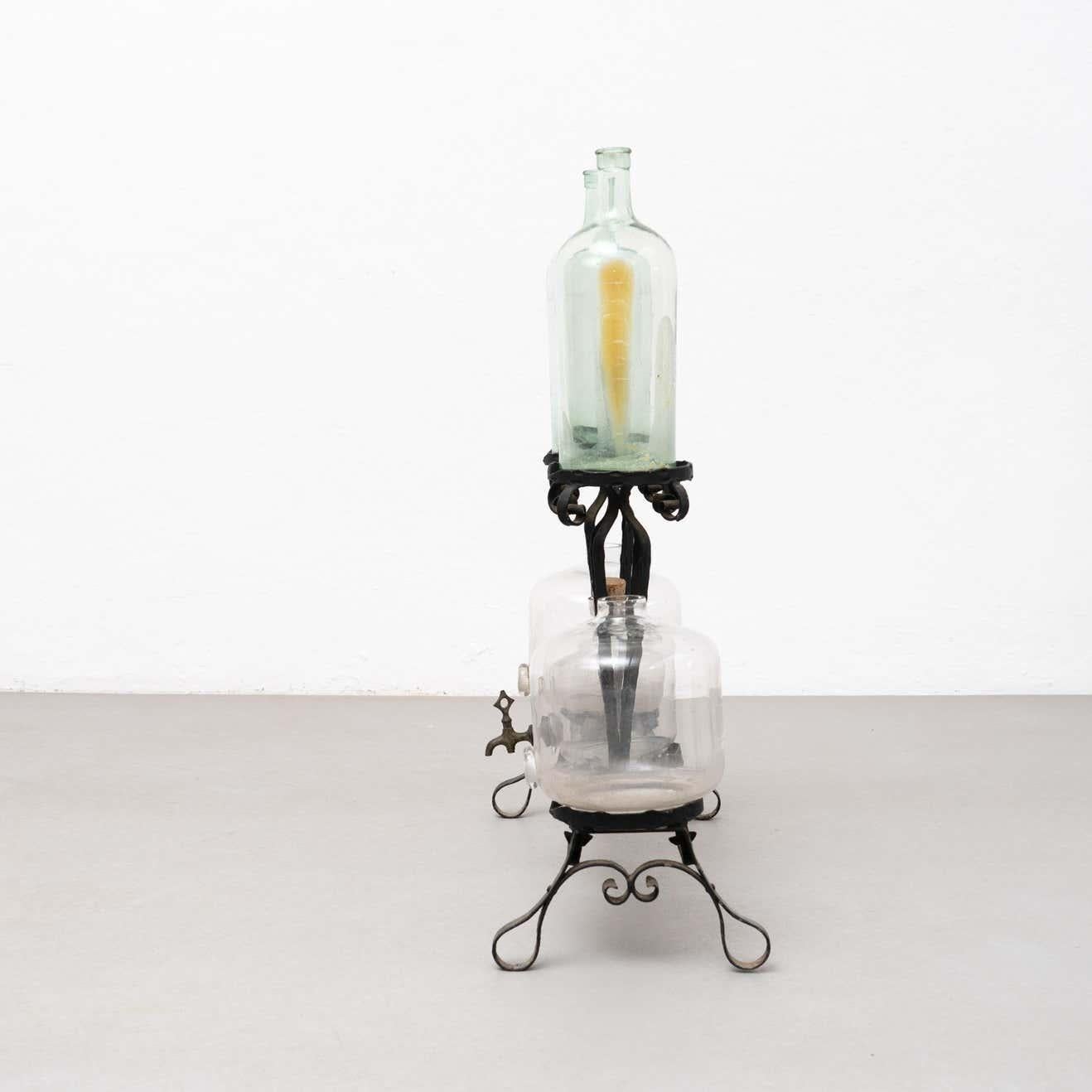 Spanish Bottled Perfume Modernist Display, circa 1940 For Sale