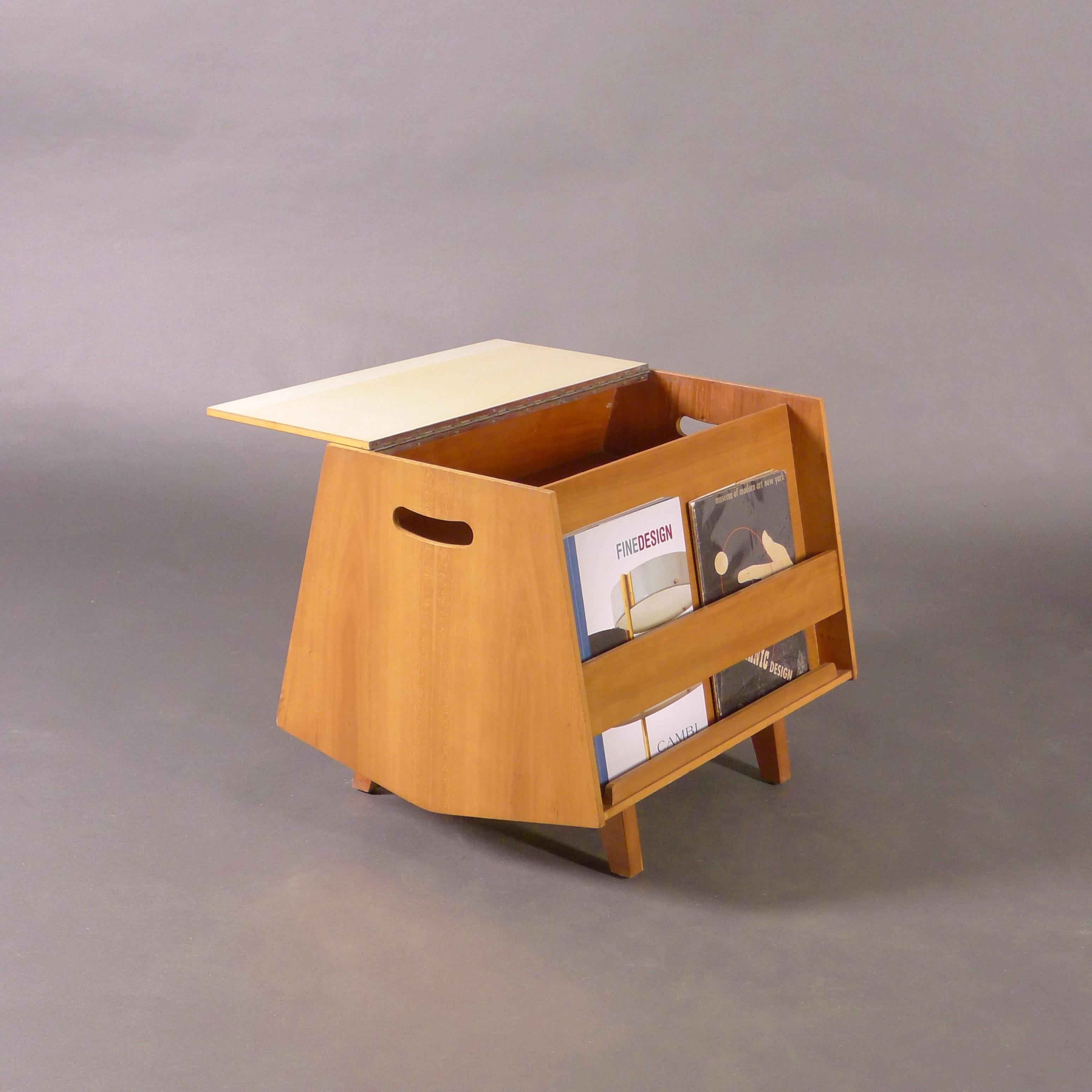 Bottleship, designed by Ernest Race for Isokon London, circa 1963, in cherry ply 1