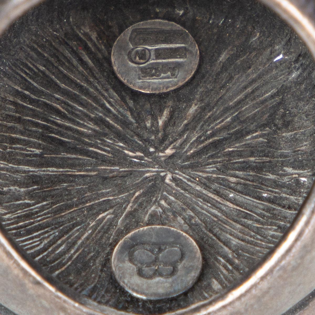 Women's or Men's BOTTTEGA VENETA antique sterling silver INTRECCIATO SIGNET RING 9.5