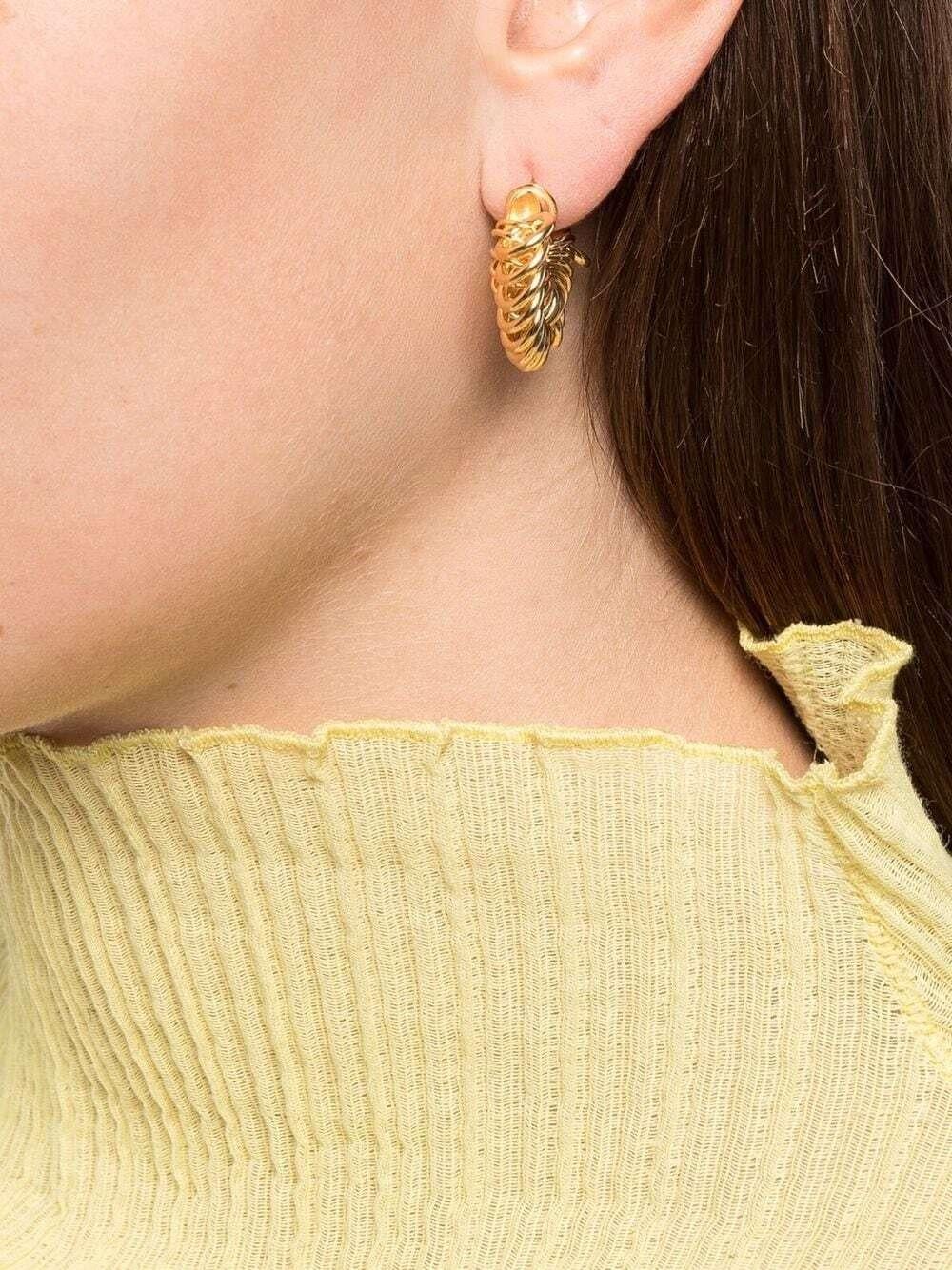 bottega veneta knot earrings