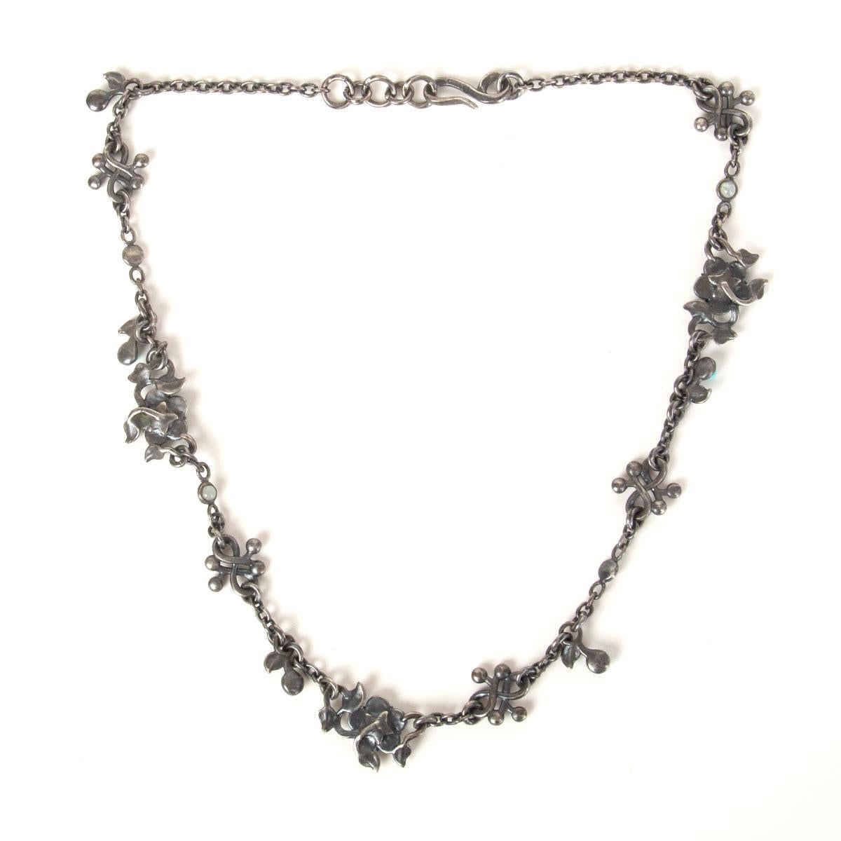 BOTTTEGA VENETA sterling silver Floral 