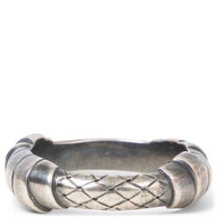 BOTTTEGA VENETA sterling silver INTRECCIATO RING 8.5