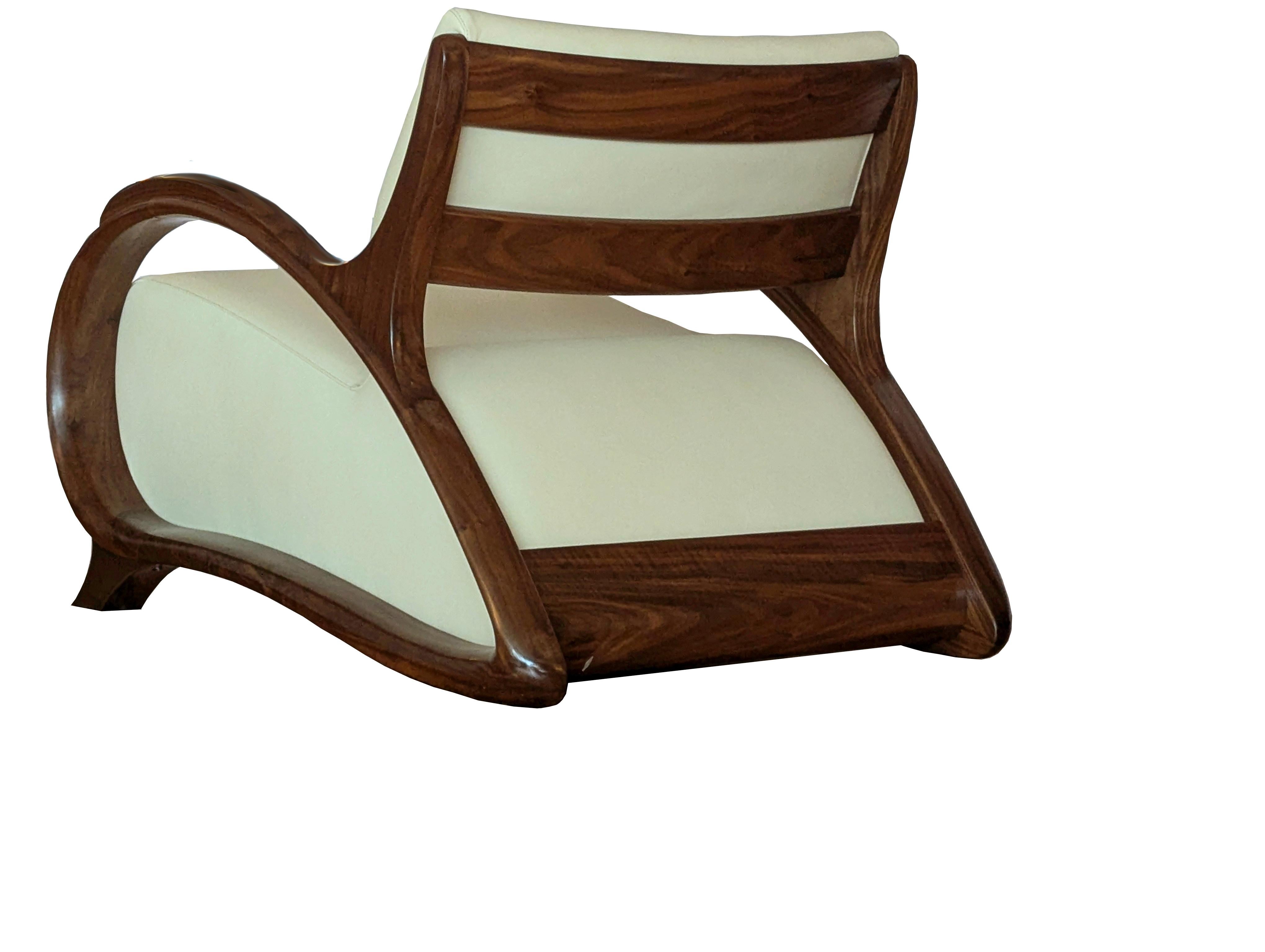 Art Deco Boucher Club Chair -  inspired by 1925 Round Door Rolls-Royce Phantom 1 For Sale