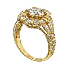 Boucheron 1.02 Carat Round Diamond F/IF GIA Engagement Ring