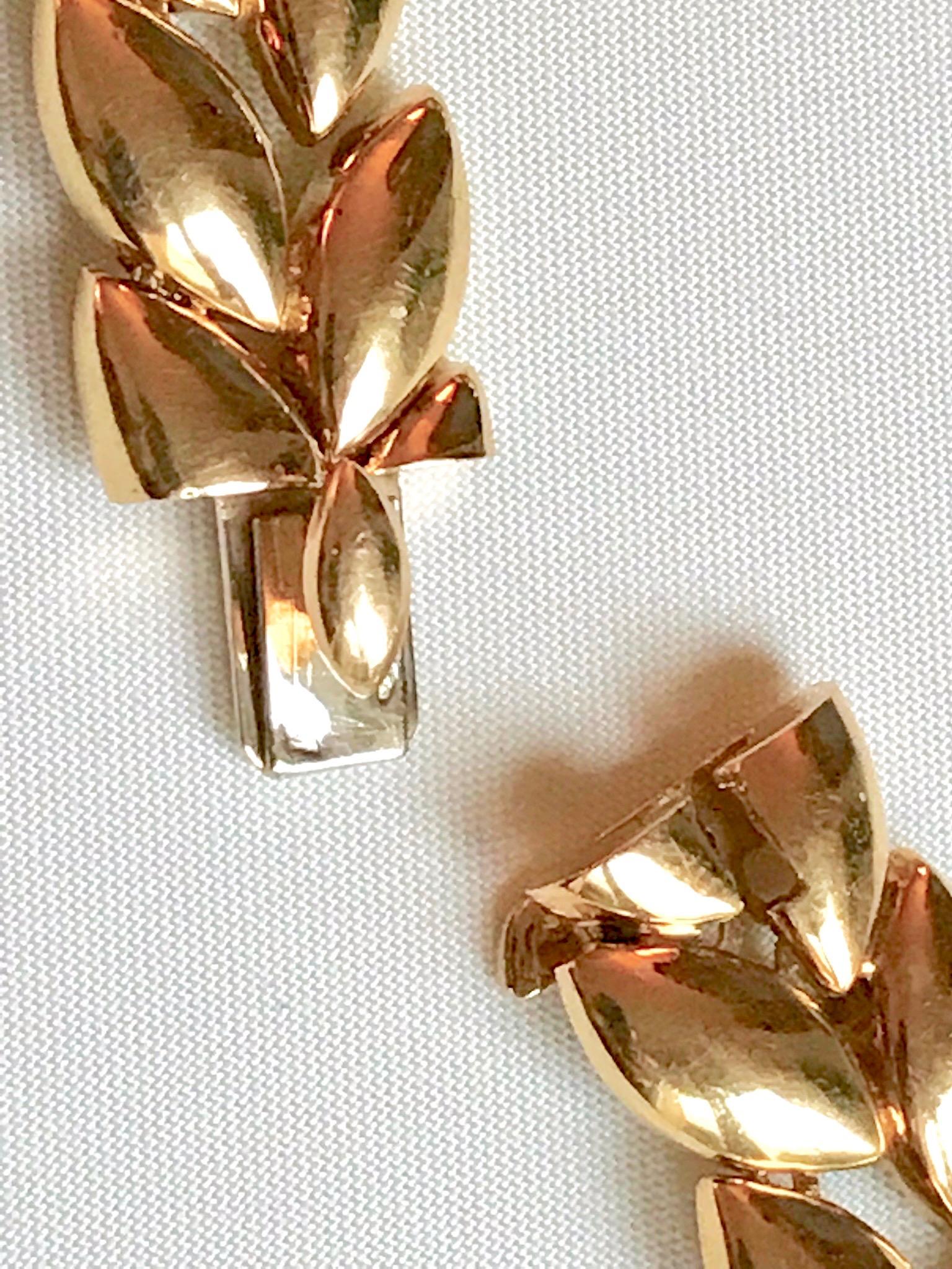 Boucheron 18 Carat Yellow Gold Enamel Necklace and Earrings Set with Diamonds 9