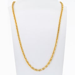 Boucheron 18 Karat Yellow Gold 35 Inches Long Chain Necklace