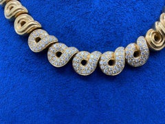 Boucheron 18 Karat Yellow Gold Diamond Necklace