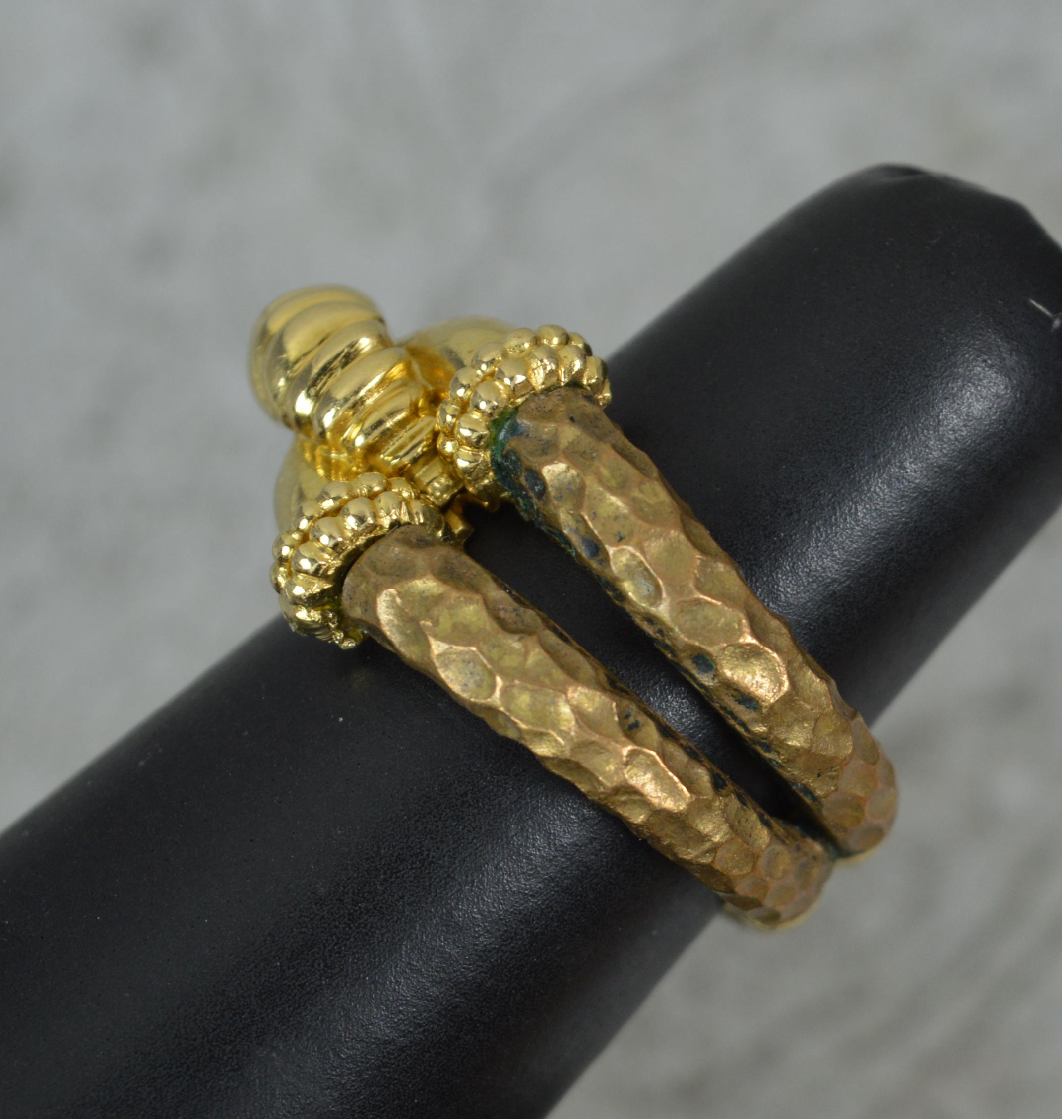 Women's Boucheron 18ct Gold and Bronze Airain Knot Ring