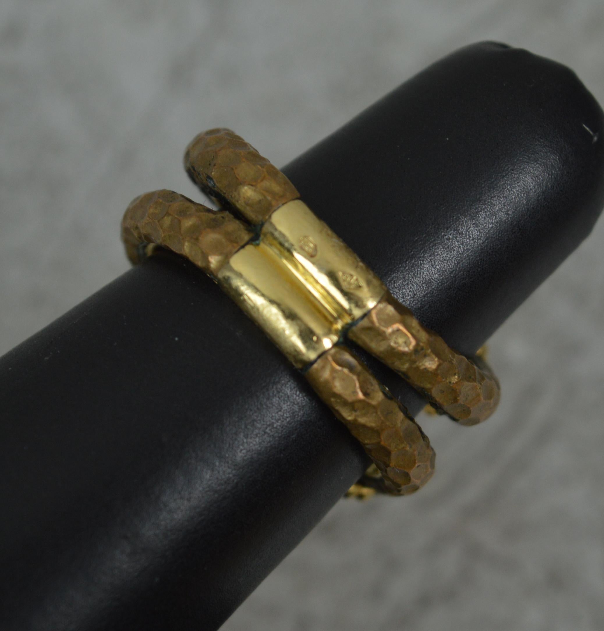 Boucheron 18ct Gold and Bronze Airain Knot Ring 1