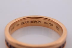 Boucheron 18k Band. Vintage 750 Boucheron Quattre Classique
