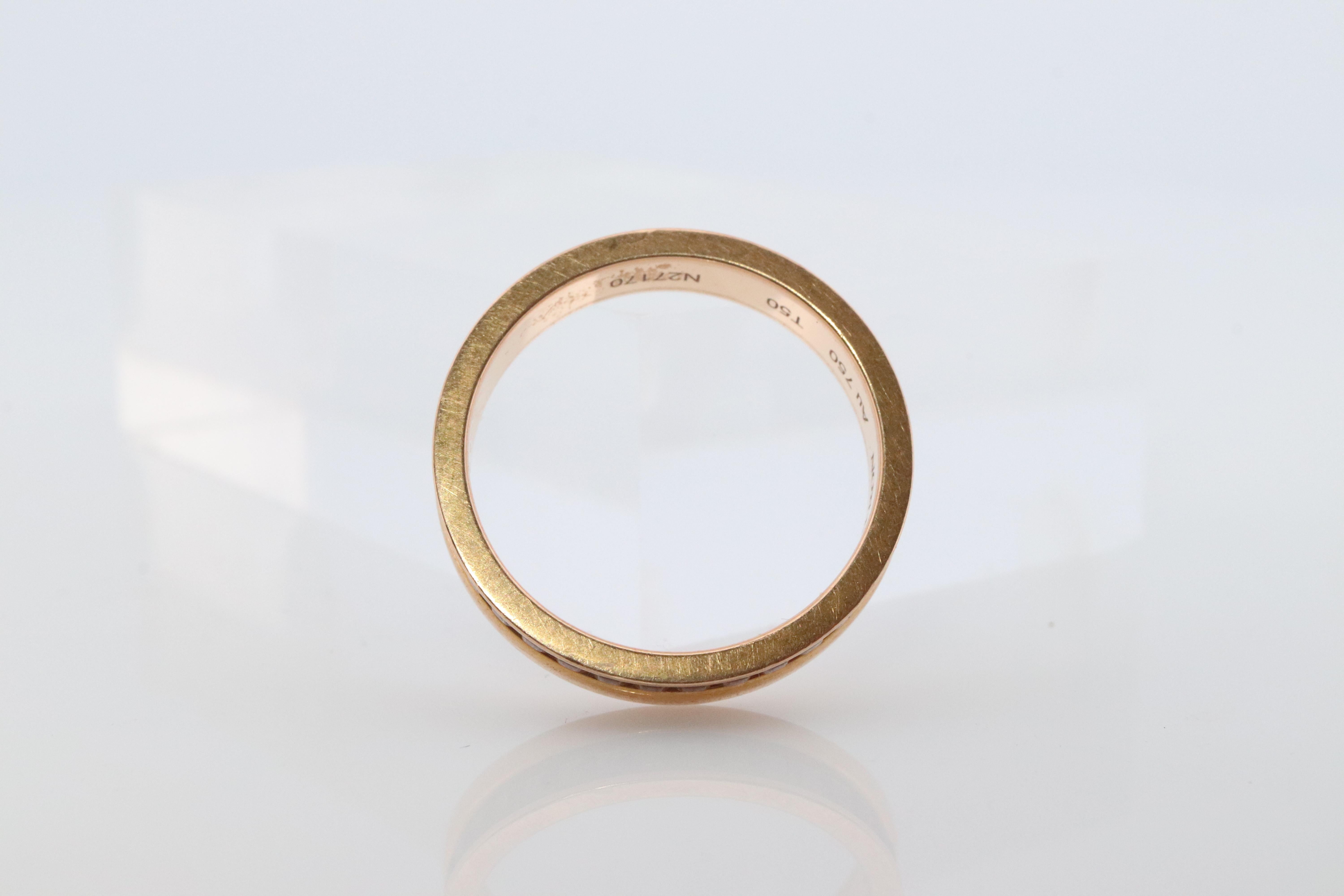 Boucheron 18k Band. Vintage 750 Boucheron Quattre Classique For Sale 2