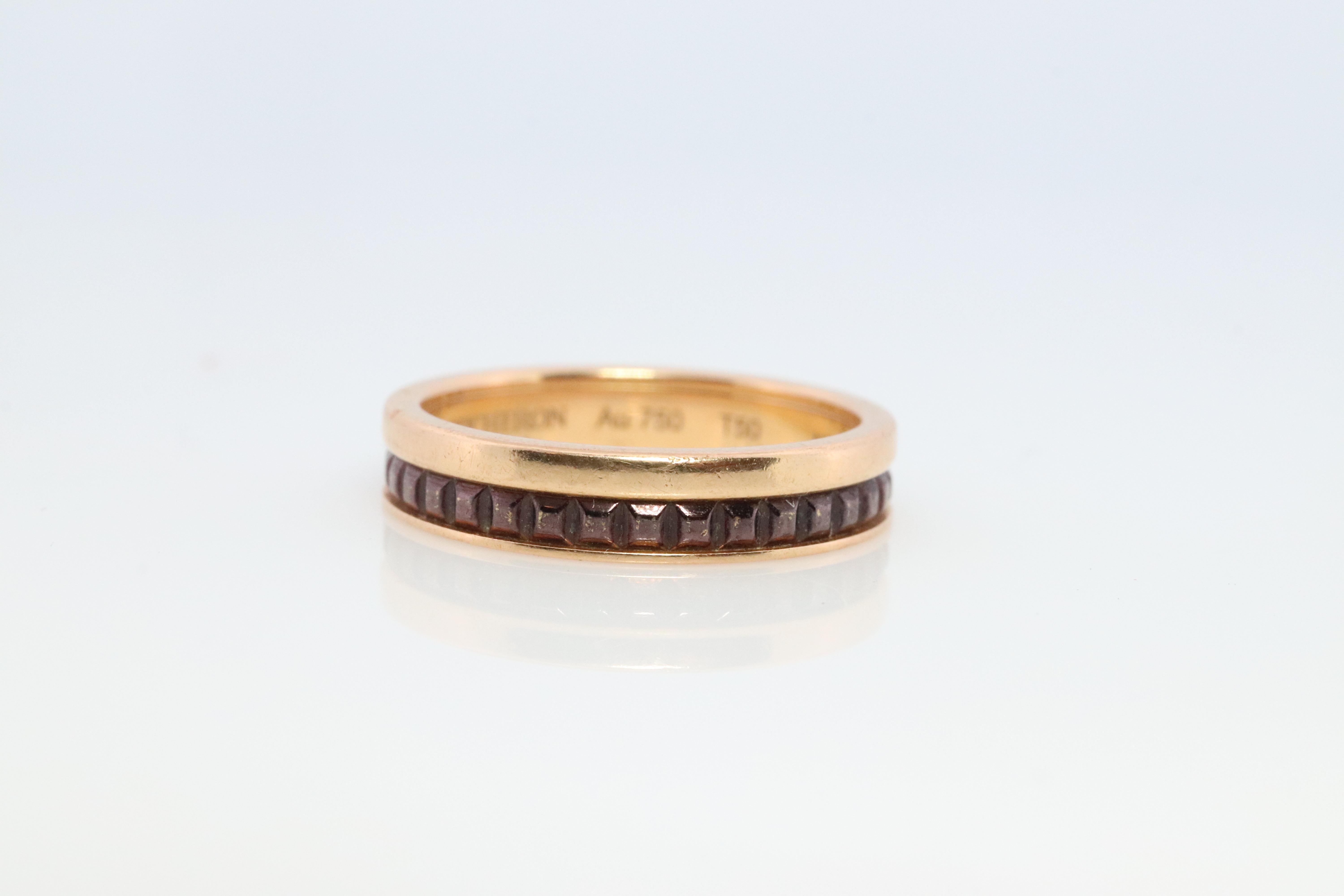 Boucheron 18k Band. Vintage 750 Boucheron Quattre Classique For Sale 3
