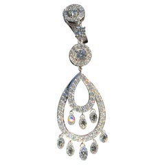 Boucheron 18k 'Cinna Pampilles' Briolette Diamond Earrings