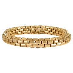 Boucheron 18K Gold Brick Bracelet; Paris; Circa 1960