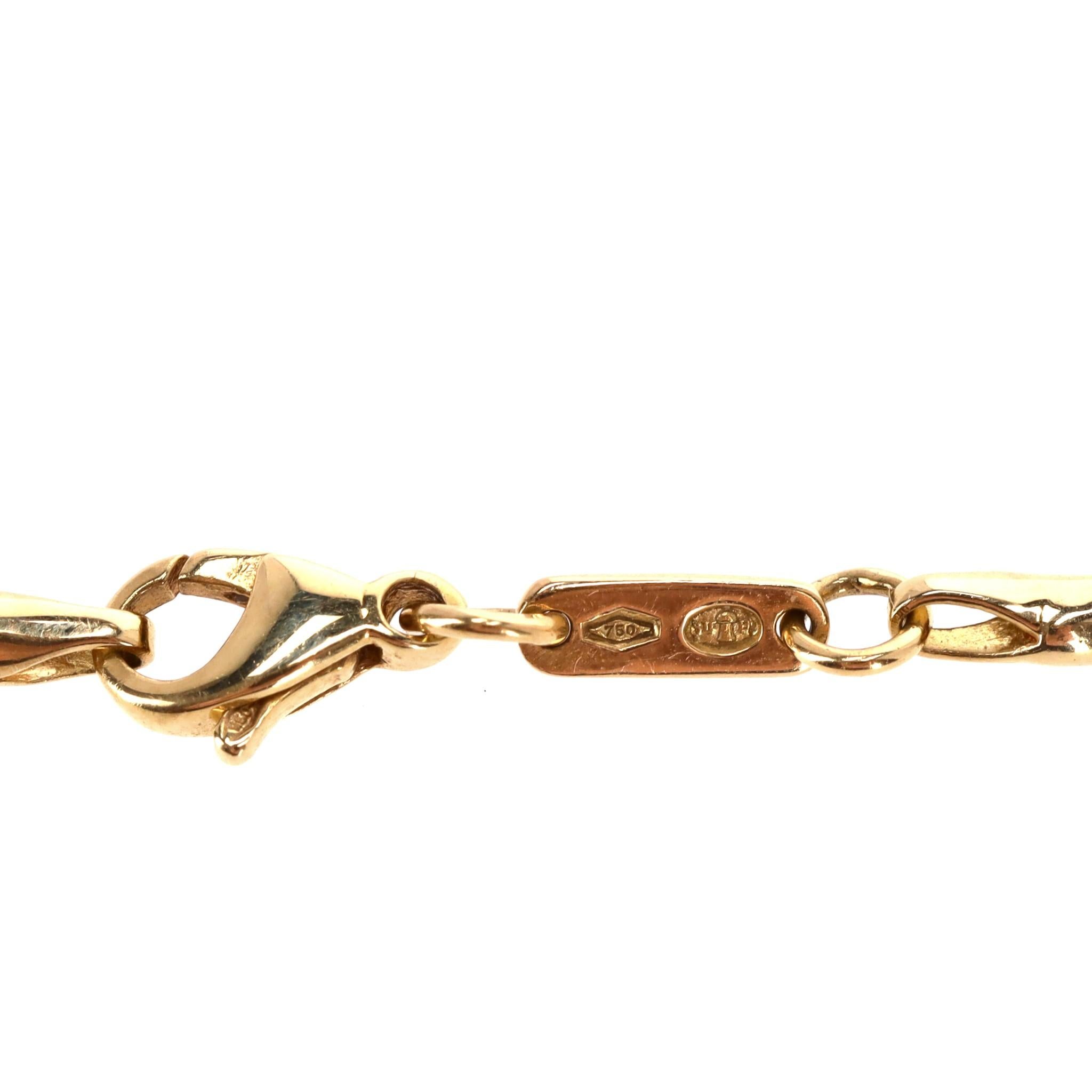 Collana Boucheron in oro 18k, giada e diamanti a forma di serpente in vendita 4