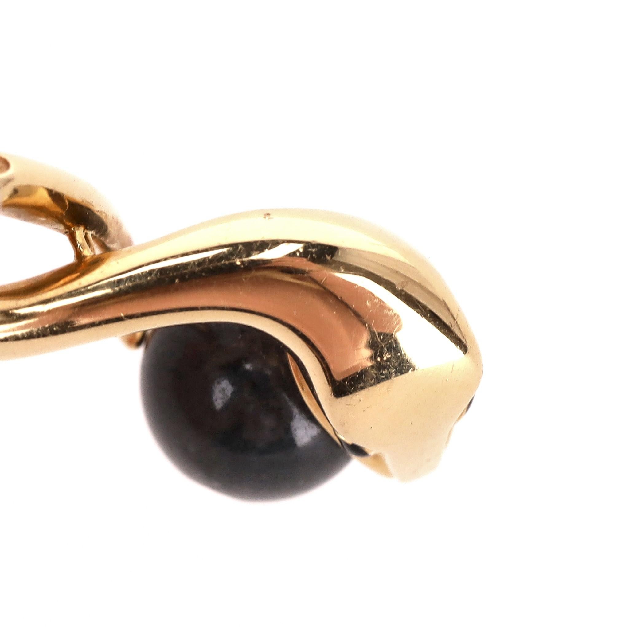 Collana Boucheron in oro 18k, giada e diamanti a forma di serpente in vendita 5