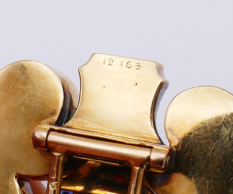 Boucheron 18k Gold Retro Clip-Anstecknadelbrosche im Zustand „Gut“ im Angebot in Beverly Hills, CA
