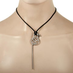 Boucheron Collier serpent en or blanc 18 carats avec 0,32 carat de diamants