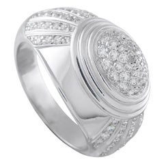 Boucheron 18K White Gold 1.0ct Diamond Ring BOU32-121525