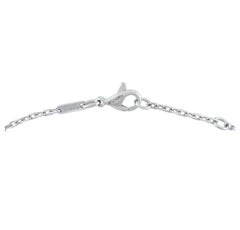 Boucheron 18k White Gold Colored Sapphire Macaron Necklace