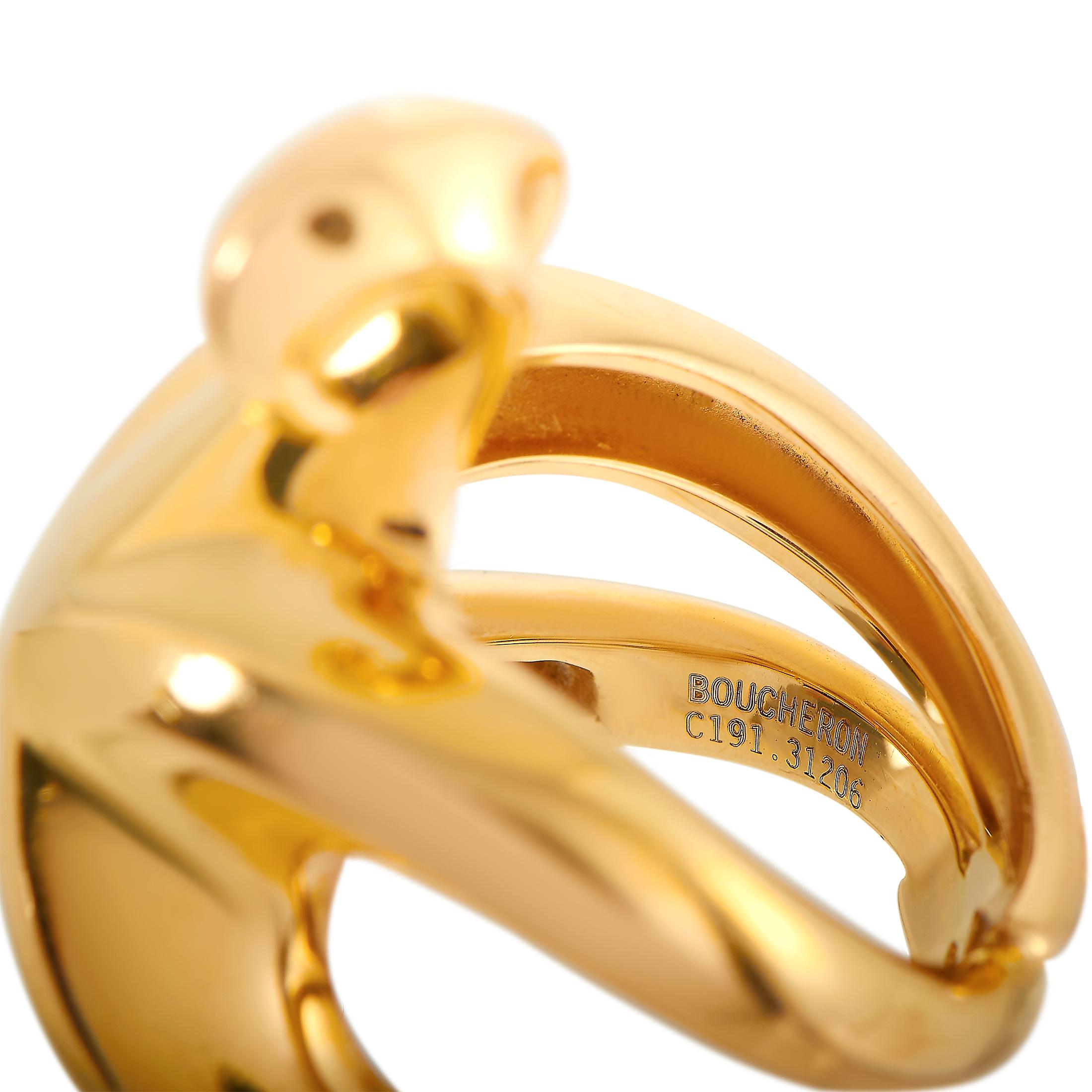 Boucheron 18 Karat Yellow Gold Ring 2