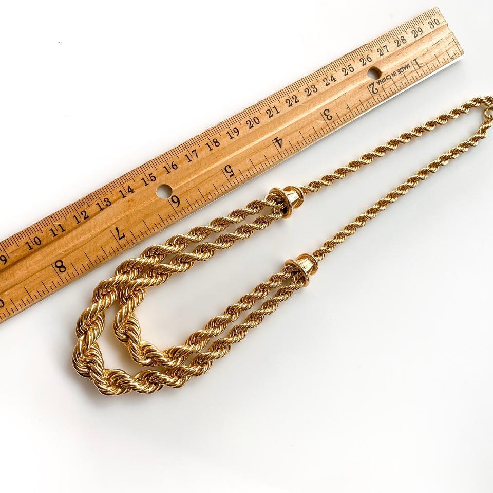 Modern Boucheron 18 Karat Yellow Gold Vintage Serpent Boheme Rope Chain Necklace