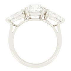 Boucheron 3.10ct Diamond Diamond Three Stone Ring , c.1980s