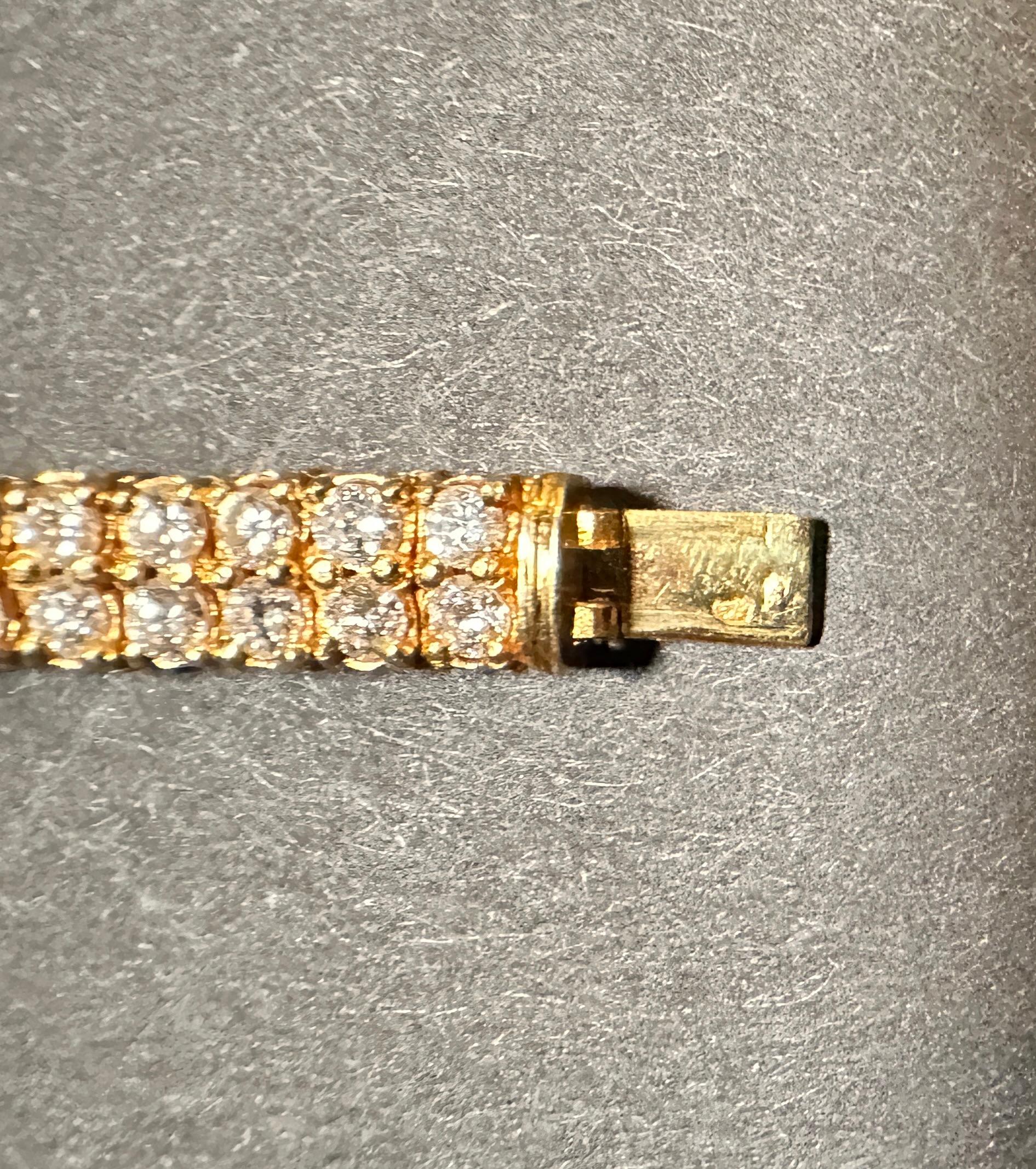 Boucheron 7.75 Diamond and 18K Gold Ladies Watch For Sale 1