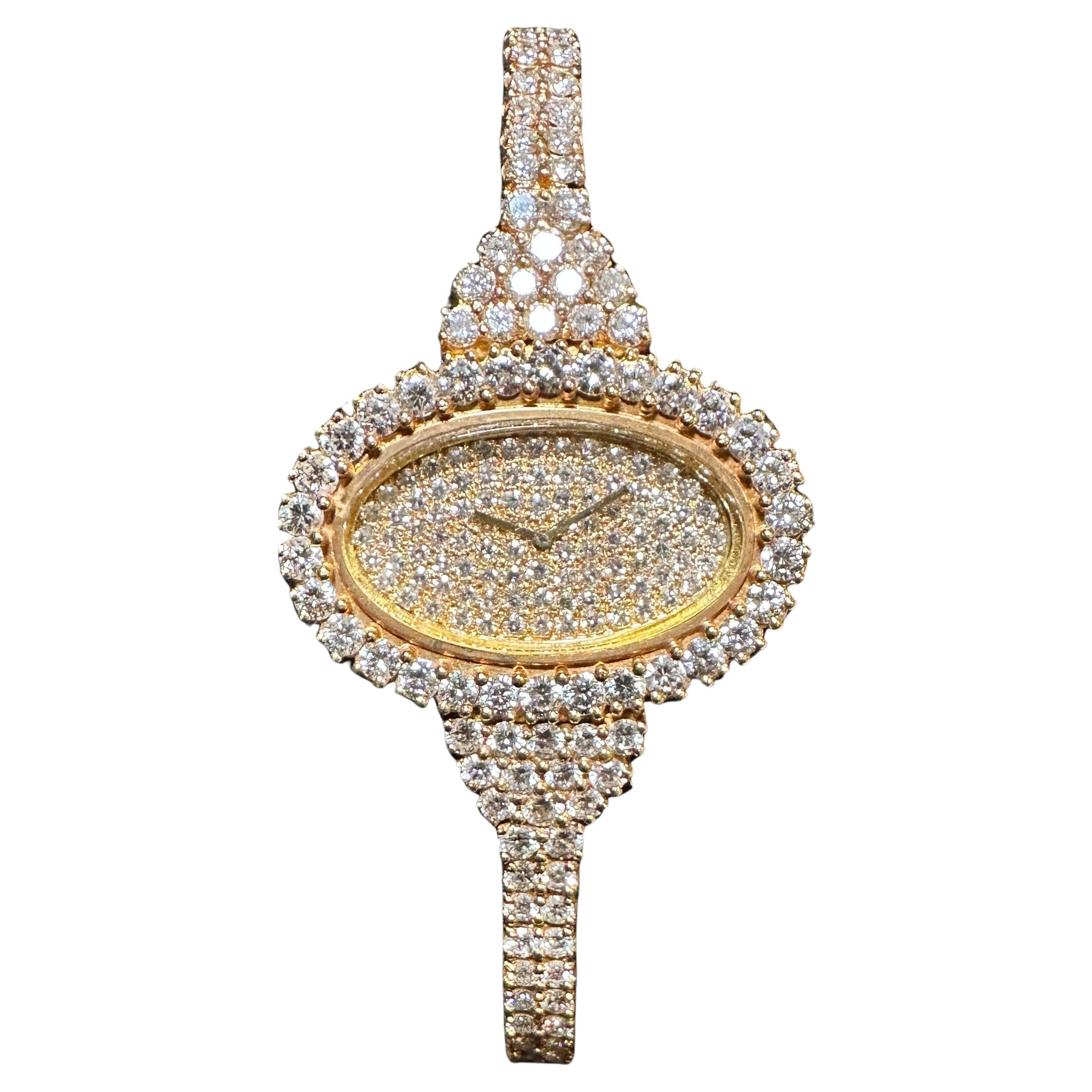 Boucheron 7.75 Diamond and 18K Gold Ladies Watch