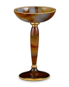 Boucheron Agate, Gold and Diamond Presentation Coupe