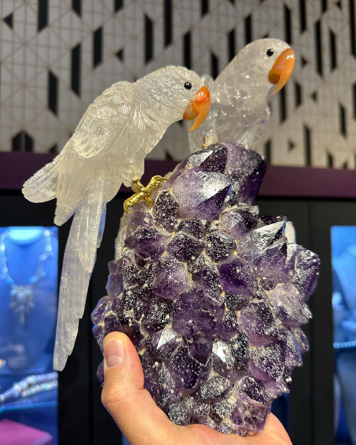 crystal birds for sale