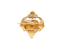 Boucheron Art Nouveau 18 Karat, Yellow Gold Animal Brooch